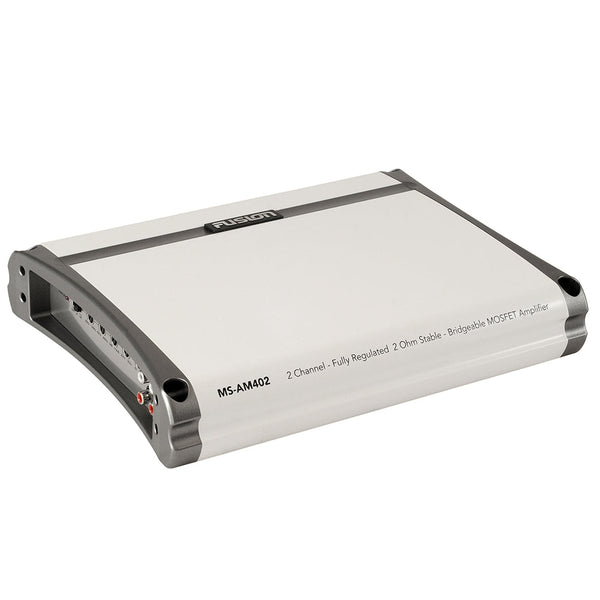 Fusion MS-AM402 2 Channel Marine Amplifier - 400W [010-01499-00] - Amplifiers