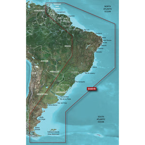 Garmin BlueChart g3 HD - HXSA001R - South America East Coast - microSD/SD [010-C1062-20] - Garmin BlueChart Foreign