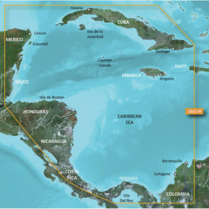 Garmin BlueChart g3 HD - HXUS031R - Southwest Caribbean - microSD/SD [010-C0732-20] - Garmin BlueChart