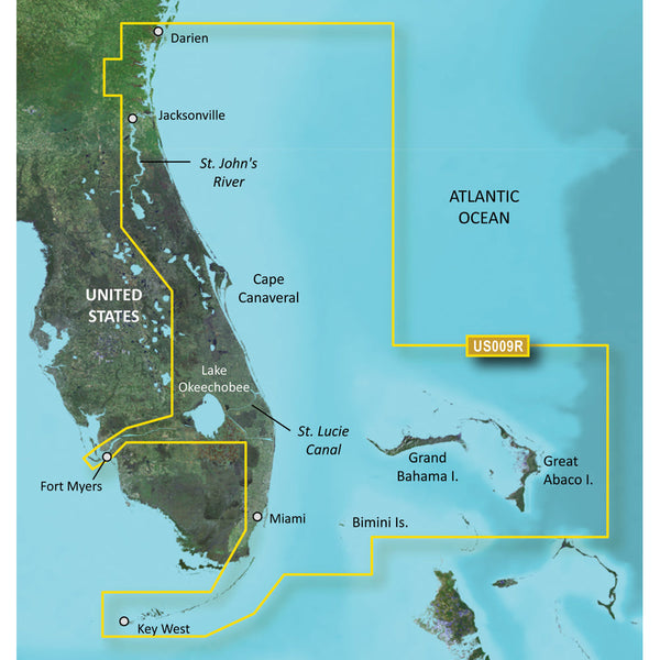 Garmin BlueChart g3 Vision HD - VUS009R - Jacksonville - Key West - microSD/SD [010-C0710-00] - Garmin BlueChart Vision