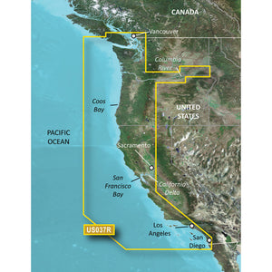 Garmin BlueChart g3 Vision HD - VUS037R - Vancouver - San Diego - microSD/SD [010-C1003-00] - Garmin BlueChart Vision