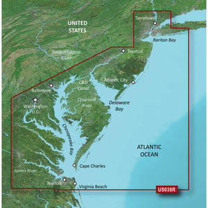 Garmin BlueChart g3 Vision HD - VUS038R - New York - Chesapeake - microSD/SD [010-C1004-00] - Garmin BlueChart Vision