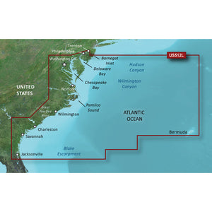 Garmin BlueChart g3 Vision HD - VUS512L - Mid-Atlantic - microSD/SD [010-C0741-00] - Garmin BlueChart Vision