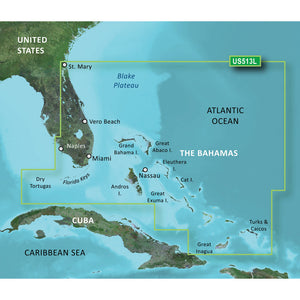 Garmin BlueChart g3 Vision HD - VUS513L - Jacksonville - Bahamas - microSD/SD [010-C0742-00] - Garmin BlueChart Vision