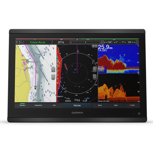 Garmin GPSMAP 8416xsv 16’’ Chartplotter/Sounder Combo w/Worldwide Basemap Sonar [010-02093-02] - GPS - Fishfinder Combos