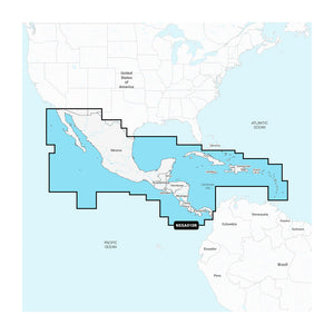 Garmin Navionics + NSSA010R Central America Caribbean [010-C1451-20] - Garmin Navionics + Foreign