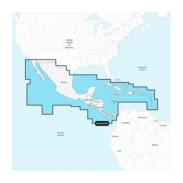 Garmin Navionics + NSSA010R Central America Caribbean [010-C1451-20] - Garmin Navionics + Foreign