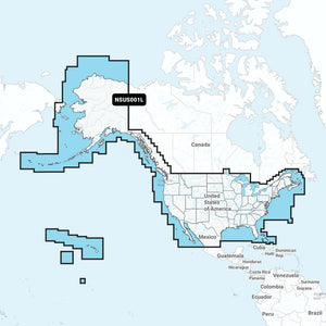 Garmin Navionics + NSUS001L US Coastal Canada [010-C1287-20] - Garmin Navionics +