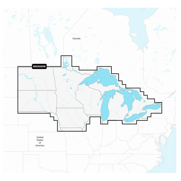 Garmin Navionics + NSUS005R U.S. North Great Lakes [010-C1289-20] - Garmin Navionics +