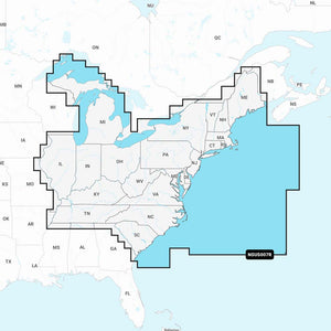 Garmin Navionics + NSUS007R U.S. East [010-C1291-20] - Garmin Navionics +