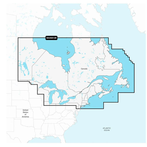 Garmin Navionics + NSUS012R Canada East Great Lakes [010-C1484-20] - Garmin Navionics +