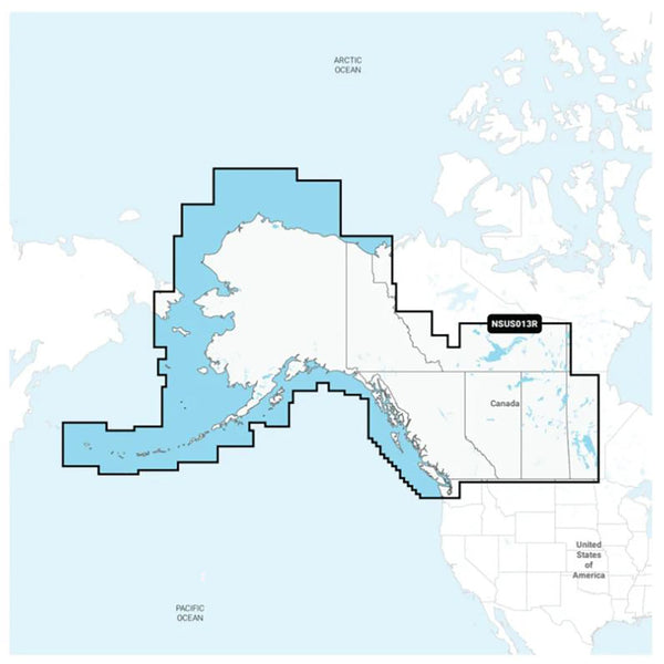 Garmin Navionics + NSUS013R Canada West Alaska [010-C1485-20] - Garmin Navionics +