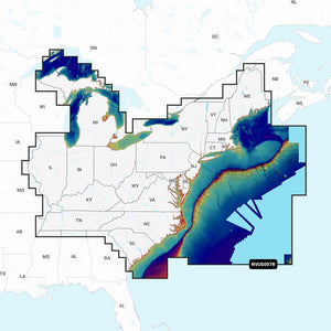 Garmin Navionics Vision + NVUS007R U.S. East [010-C1291-00] - Garmin Navionics Vision +