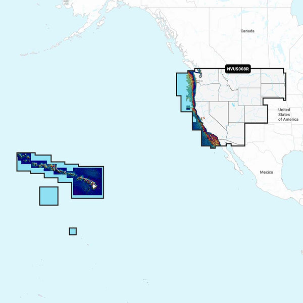 Garmin Navionics Vision + NVUS008R U.S. West [010-C1292-00] - Garmin Navionics Vision +