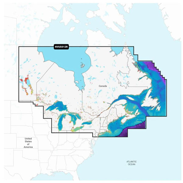 Garmin Navionics Vision + NVUS012R Canada East Great Lakes [010-C1484-00] - Garmin Navionics Vision +