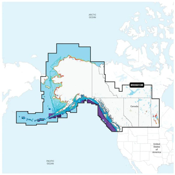 Garmin Navionics Vision + NVUS013R Canada West Alaska [010-C1485-00] - Garmin Navionics Vision +