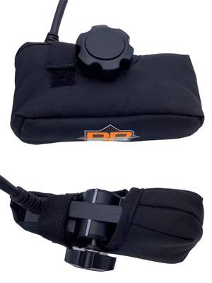 GLS LVS32 and LVS34 Padded Transducer Covers - LVS34 Plus / Orange - Boating & Rafting