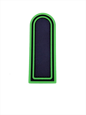 Go Fast Foot Throttle Pad - Green Trim - Boat Accessory