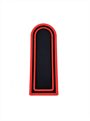 Go Fast Foot Throttle Pad - Orange Trim - Boat Accessory