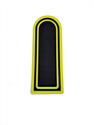 Go Fast Foot Throttle Pad - Yellow Trim - Boat Accessory