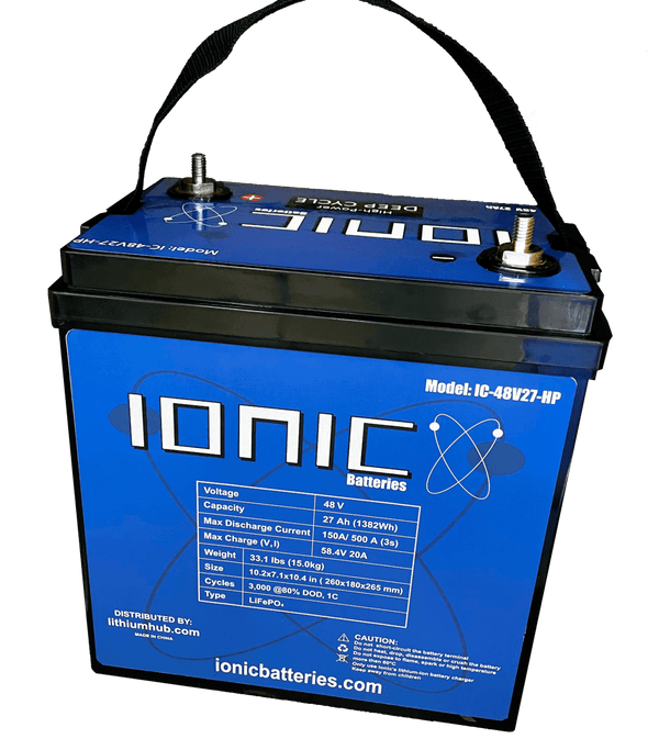 Golf Cart 48 Volt 27Ah High Power Deep Cycle Lithium Battery