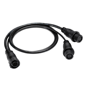 Humminbird 14 M SILR Y - SOLIX/APEX Side Imaging Left-Right Splitter Cable [720112-1] - Accessories