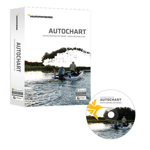 Humminbird Autochart DVD PC Mapping Software w/Zero Lines Map Card [600031-1] - Humminbird