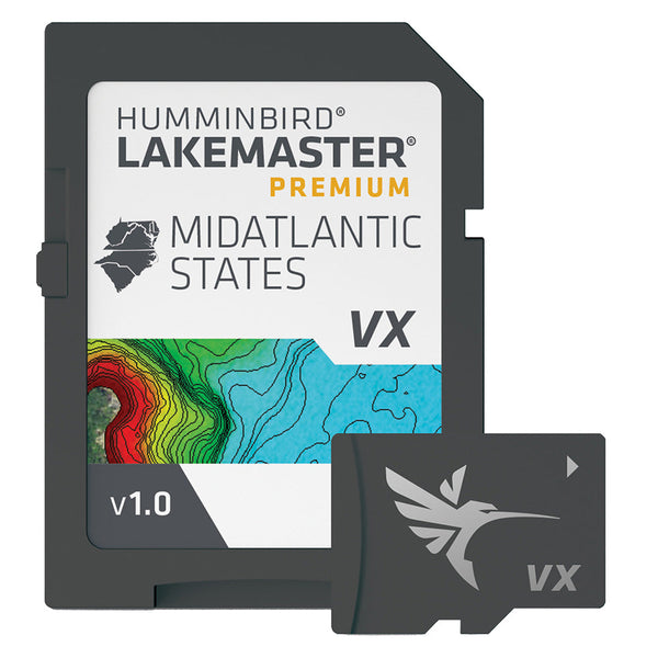 Humminbird LakeMaster VX Premium - Mid-Atlantic States [602004-1] - Humminbird