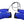 Hydraulic Steering Locks - DD26 Fishing Gen 2 Mean Stops - Blue