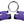 Hydraulic Steering Locks - DD26 Fishing Gen 2 Mean Stops - Purple