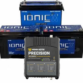 Ionic 12/24v 100ah Package with Precision Charger