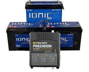 Ionic 12/24v 100ah Package with Precision Charger