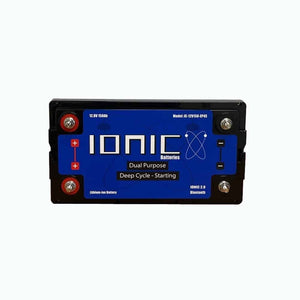 Ionic Lithium 12V 150Ah | Dual Purpose Starter Battery 1600 CA + LiFePO4 Deep Cycle + Heater - Lithium Battery