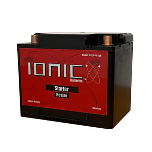 Ionic Lithium 12V S9 | 1400 CA | LiFePO4 Car Post Starter Heater Battery + Bluetooth - Lithium Battery