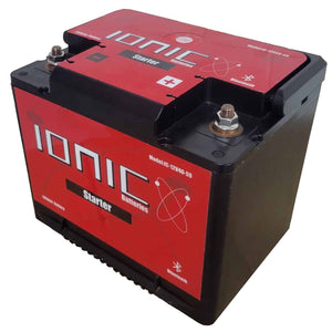 Ionic Lithium 12V S9 1400 CA LiFePO4 Marine Starter Battery Bluetooth