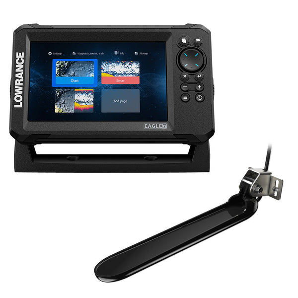 Lowrance Eagle 7 w/TripleShot Transducer Discover OnBoard Chart [000-16228-001] - GPS - Fishfinder Combos