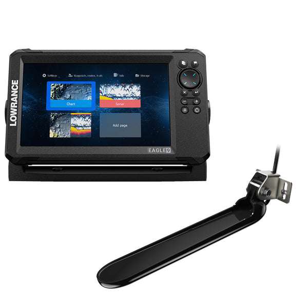 Lowrance Eagle 9 w/TripleShot T/M Transducer Discover OnBoard Chart [000-16229-001] - GPS - Fishfinder Combos