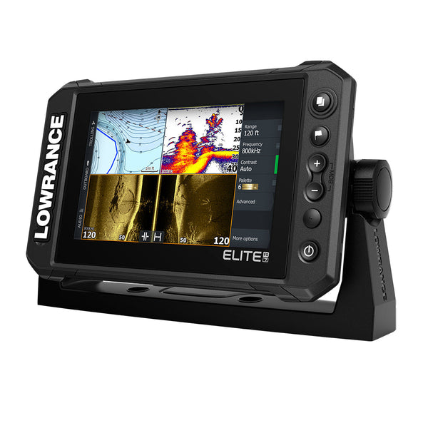 Lowrance Elite FS 7 Chartplotter/Fishfinder w/Active Imaging 3-in-1 Transom Mount Transducer [000-15688-001] - GPS