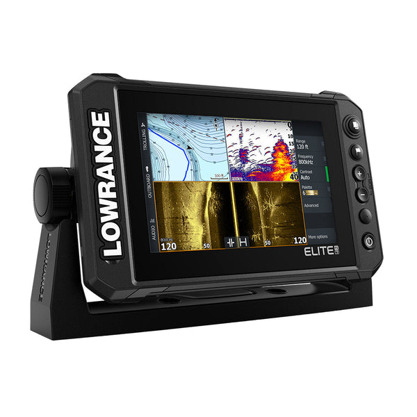 Lowrance Elite FS 7 Chartplotter/Fishfinder w/Active Imaging 3-in-1 Transom Mount Transducer [000-15688-001] - GPS