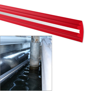 Megaware PontoonGuard - 40 Kit - (2) 20 Guards f/Pontoon Up To 25 - Red [31640] - Hull Protection