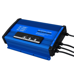 Millertech 12V 16V 36V 3-Bank Battery Charger (Model#121636-3) - Battery Chargers