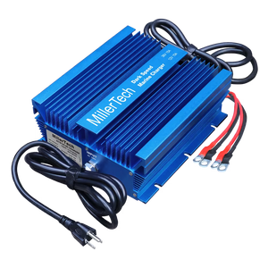 12V-24V Dark Speed On The Run Dual Marine Charger - Battery Chargers