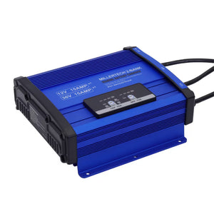 MILLERTECH 12V- 36V DUAL 2-BANK LIFEPO4 LITHIUM Charger (Model#1215-3615) - Battery Chargers