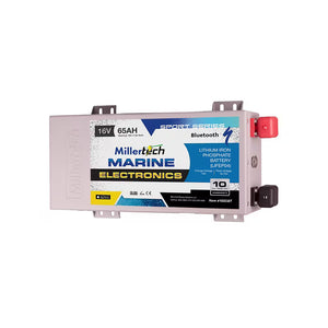 Millertech 16V 65AH Marine Electronics Lithium Battery w/ BT
