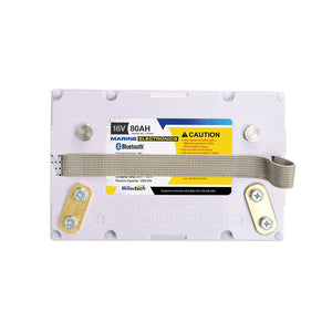 Millertech 16V 80AH Marine Electronics Lithium Battery w/ BT