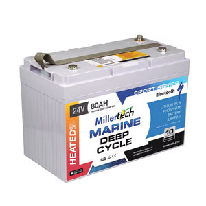 Millertech 24V 80AH Heated Sport Series Lithium Battery - Lithium Battery