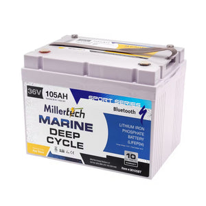MILLERTECH 36V 105Ah Sport Series Lithium Battery (Bluetooth) (Model#36105-BT) - Lithium Battery
