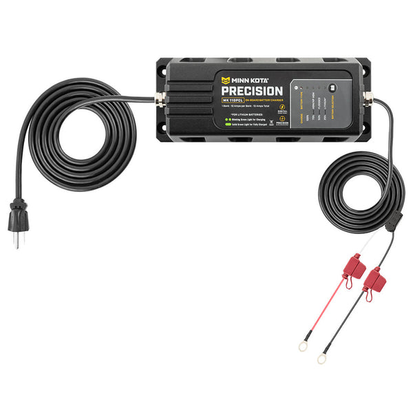 Minn Kota On-Board Precision Charger MK-110 PCL 1 Bank x 10 AMP LI Optimized Charger [1831101] - Battery Chargers