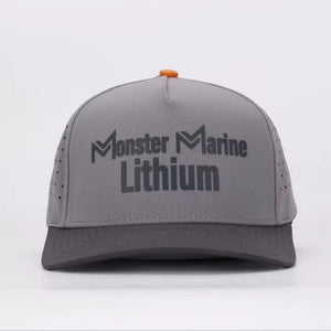 MONSTER MARINE LITHIUM HAT - Dark Grey Mesh