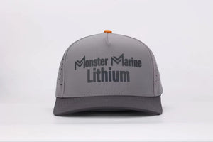 MONSTER MARINE LITHIUM HAT - Dark Grey Mesh